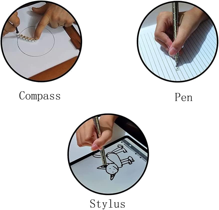 Fidget Pen, Decompression Magnetic Fidget Toy Pen, Magnet Pen Fidget Toy Relieve Pressure Toy Christmas Valentine's Day Birthday Gifts for Kids! (Black)