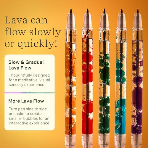 Lifelines Scented Lava Gel Pen Set, 10 Multi-Color Pack, 0.5mm