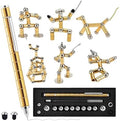 Fidget Pen, Decompression Magnetic Pen, Multifunctional Deformable Pens