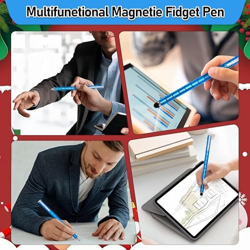 Magnetic Fidget Pen for Adults & Teens (Blue)