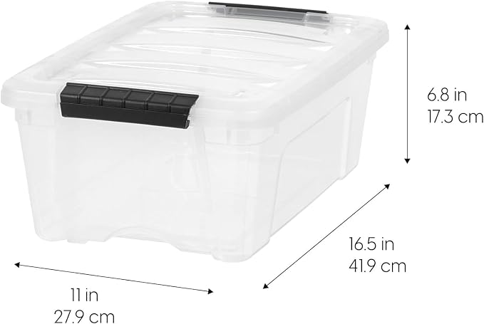IRIS USA 4-Pack Storage Bins - Image 2