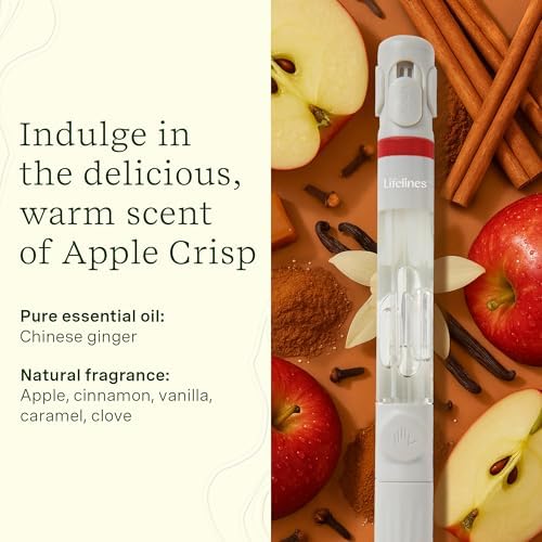 Lifelines Pen Diffuser, Apple Crisp, 1mm Black Ballpoint Pen