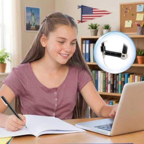 Magnetic Fidget Pen with Leak-Proof Ink, Cool Gadgets Gifts for Teenage Boys Girls Ages 13+ and Adults, Fun Magnet Pen Office Desk Accessories, Stress Relief Toys with Gift Box (Black)