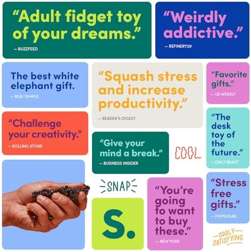 Speks Crags Magnetic Thinking Putty, Sensory Tool for Stress Relief