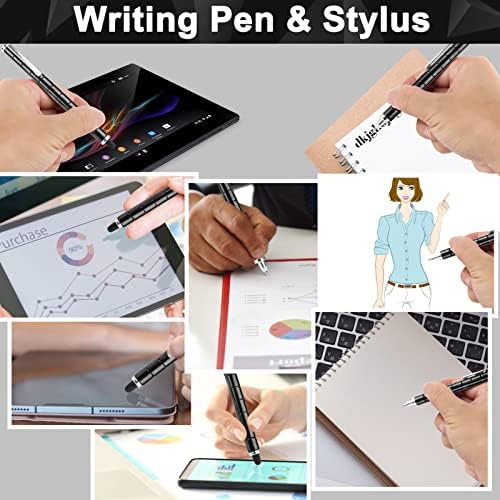 Magnetic Fidget Pen, Upgraded Black Modular Magnet Writing Tool for Adults, DIY Multifunctional Decompression Desk Toy, Unique Birthday Gift for Office, Holiday Present for 14 Years and Up