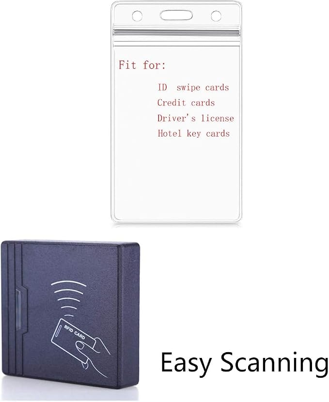 15 Pcs Vertical ID Card Name Tag Badge Holder - Image 3