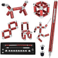 Fidget Pen,Magnetic Pen， Decompression Magnetic Fidget Toy Pen, Magnet Pen Fidget Toy Relieve Pressure Toy Gifts for Kids or Friends! (Red)