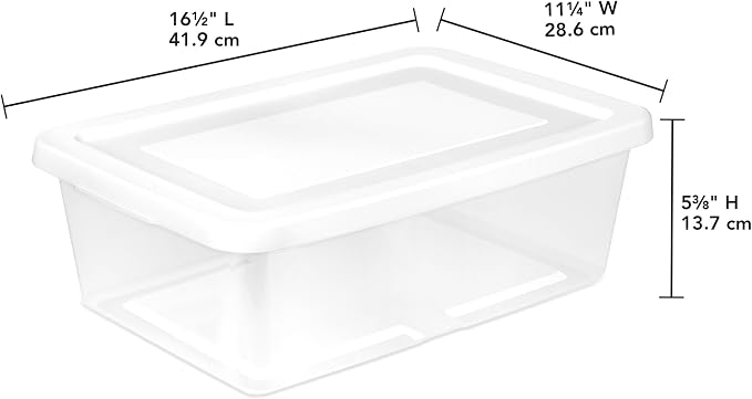 Sterilite 60 Pack Storage Box, 12 Quart Stackable Tote - Image 3