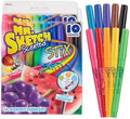 Mr. Sketch Scented Stix Markers, Fine Tip, 10 Count - Fun for Kids, Coloring, Spark Creativity, Arts & Crafts (Pack of 2)