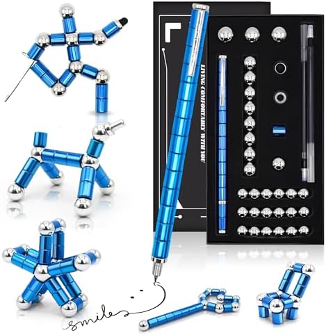 Magnetic Fidget Pen for Adults & Teens (Blue)