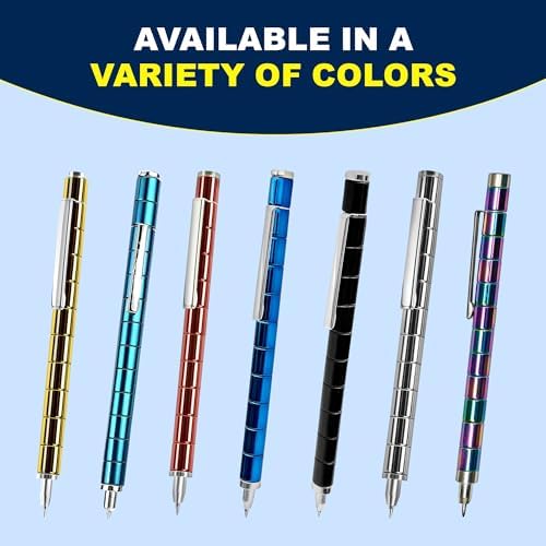 Magnetic Fidget Pen Teen Gifts, Cool Gadget for Men Teacher Appreciation Gifts Graduation Gift for Her Him Stress Relief Pen for 13 14 15+ Year Old Boys Girls,Office Desk Accessories- Blue