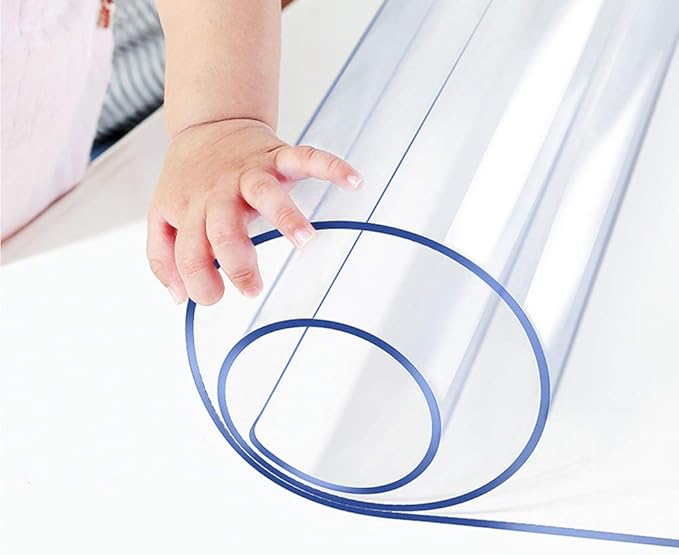 Wadrac 16x22 1.5mm Thick Clear PVC Table Protector Office Writing Computer Work - Image 8