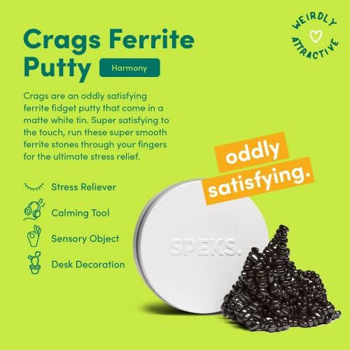 Speks Crags Magnetic Thinking Putty, Sensory Tool for Stress Relief