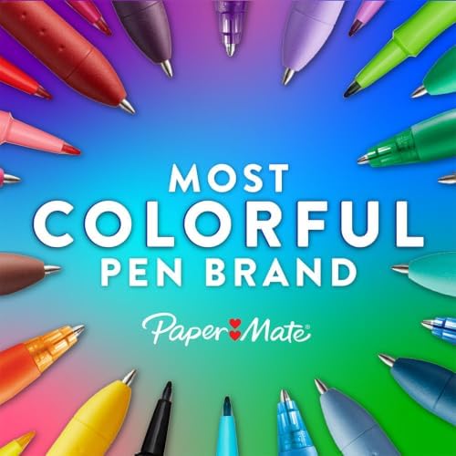 Paper Mate InkJoy Gel Pens, Medium Point, 10 Count - Teacher Supplies, Writing, Journaling, Back to School