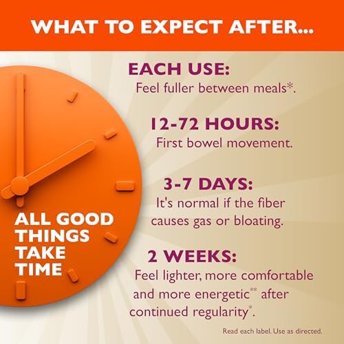 Metamucil, Daily Psyllium Husk Powder Supplement, Sugar-Free Powder, 4-in-1 Fiber for Digestive Health, No Added Sweetener, 114 teaspoons