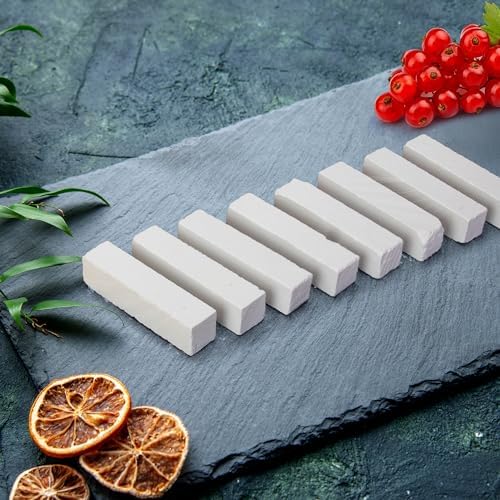 Natura Uralis Premium Belgorod Sawn Chalk | White Chalk Bars - Amazing Crunch, Satisfying Earthy, Velvety and Firm Texture, ASMR Sensation, Natural Calcium Carbonate (Medium (17.5oz))