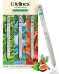 Lifelines Pen Diffuser, 3-Pack Aromatic Embrace, 1mm Black Ballpoint Pen