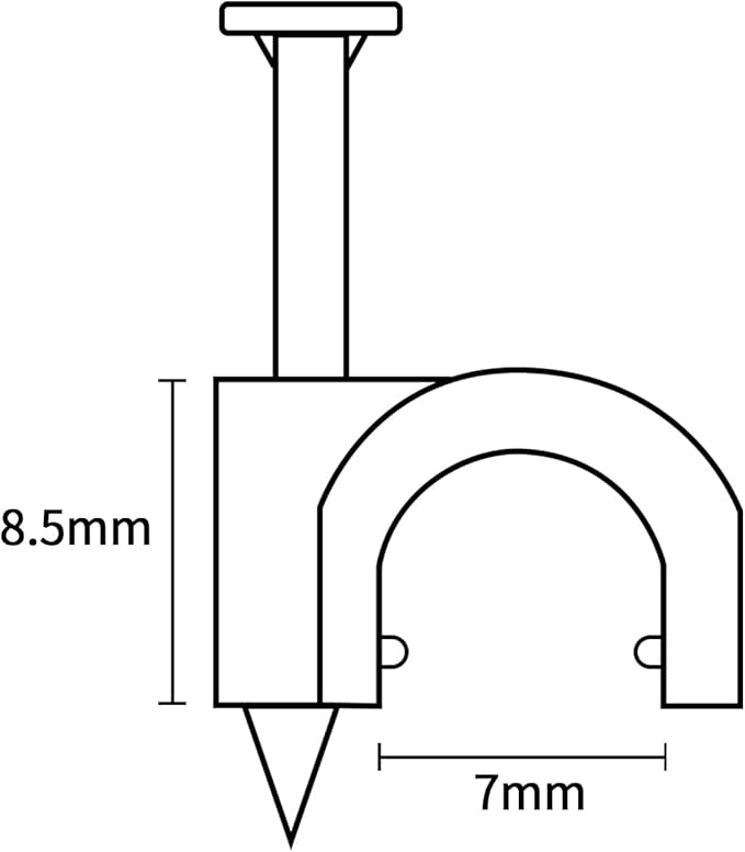 Abnii Cable Clips, Wire Wall Clips - Image 2