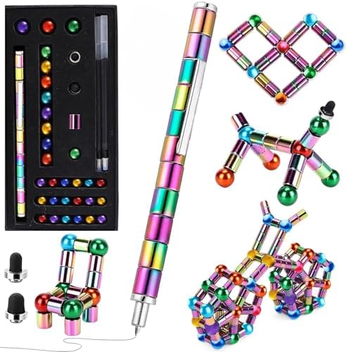 Magnetic Fidget Pen,Decompression Magnetic Toy Pen Fidget Toy for Teen Gift