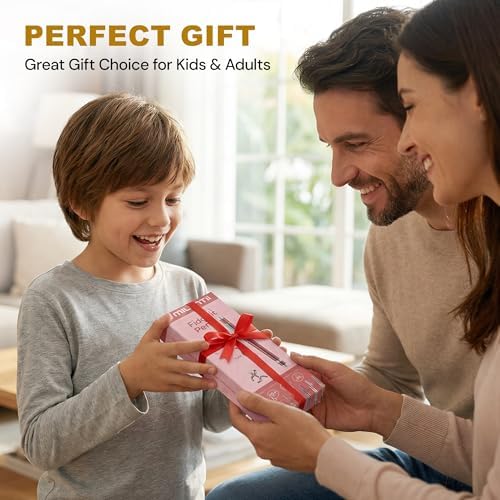 Magnetic Fidget Pen Teen Gifts, Cool Gadget for Men Teacher Appreciation Gifts Graduation Gift for Her Him Stress Relief Toy for 13, 14, 15+ Year Old Boys Girls,Office Desk Accessories- Gold