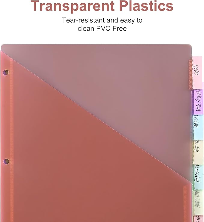 Bulk 12 Packs 8-Tab Binder Dividers - Image 6