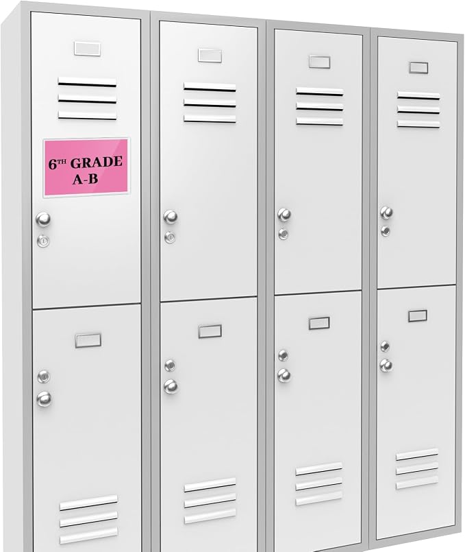 Ctosree 1000 Pcs Magnetic Label Holder 5.5 x 3.5 Inches Pallet Rack Sign Holder - Image 7