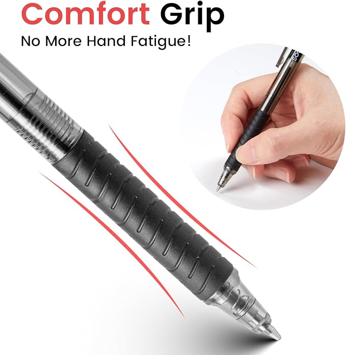 Sooez 12 Pack Bulk Pens Ballpoint, Smooth Writing pens - Image 5
