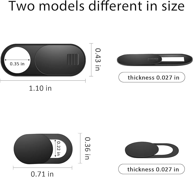 Laptop Camera Cover, 0.027 Inch Ultra Thin Camera Cover, Webcam Privacy Cover - Image 4