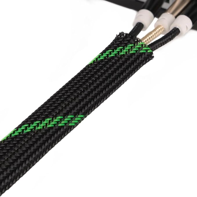 25ft PET Expandable Braided Cable Sleeve 3/8inch Pet Braided Cable Sleeve - Image 8