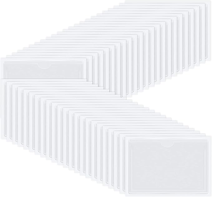 Chinco 30 Pcs Self Adhesive Pockets, Bin Labels by Chinco