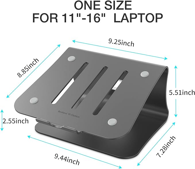 Laptop Stand Aluminum Cooling Computer Stand Holder - Image 2