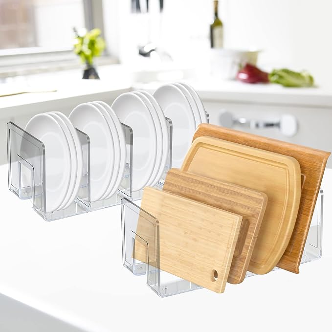 SAYEEC Acrylic File Holder, Sturdy Desktop File Folder Organizer Rack - Image 6