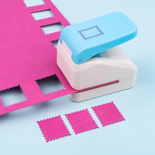 Stamp Punch | Stamp Hole Punches | 1.1X0.9 inch Rectangular Scalloped Edge - Image 5