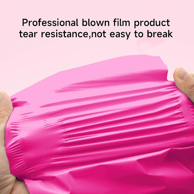 Pink Poly Mailers 12x15.5 Inch, 500 Pack | Self-seal shipping bags - Image 5