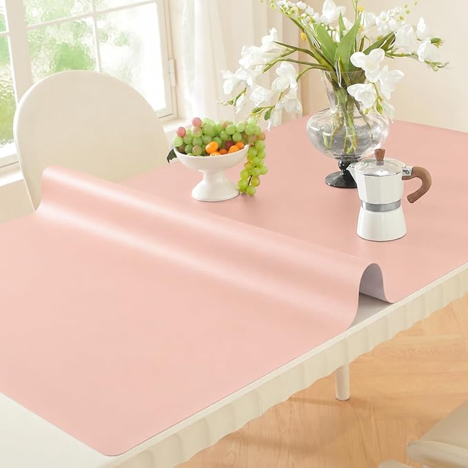 OstepDecor Pink Table Cover Protector 16 x 24 Inch, 1.5mm Thick Plastic Table - Image 6