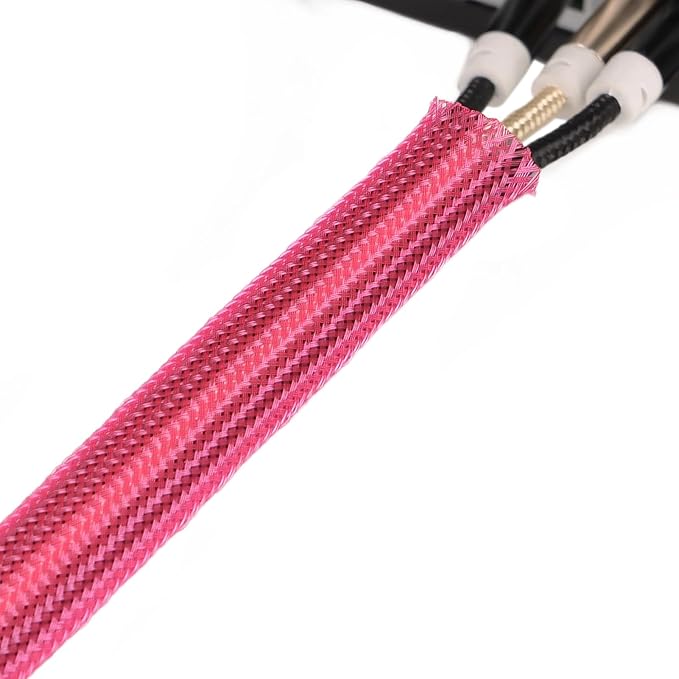 25ft PET Expandable Braided Cable Sleeve 13/16inch Pet Braided Cable Sleeve - Image 8