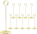 Hoewina 10Pcs Place Card Holder, Table Number Holders, Wire Picture Holder by Hoewina