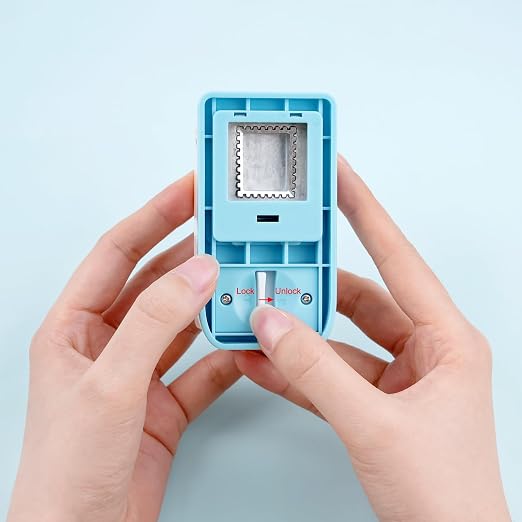 Stamp Punch, Stamp Puncher 1X0.8inch Rectangular Postage Stamps Punches - Image 4