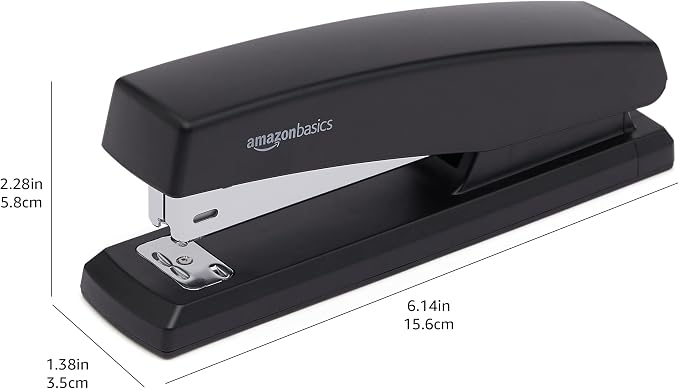 Amazon Basics Office Desk Stapler, 25-Sheet Capacity, Non-Slip - Image 5