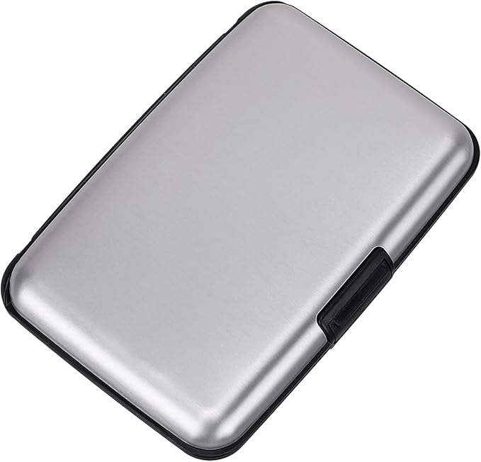 ELFISH Mini RFID Aluminum Wallet Credit Cards Holder Business Card Case Metal by ELFISH