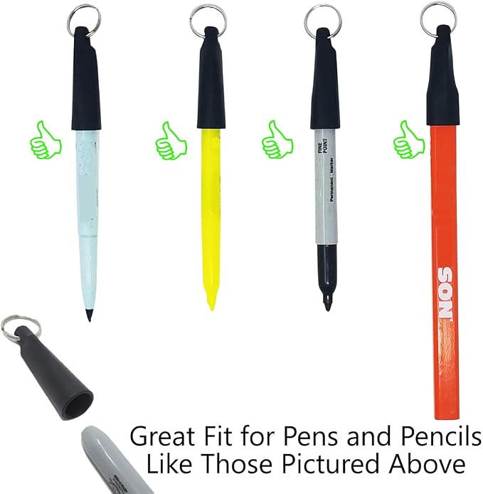 2 Pack - Heavy Duty Retractable Pull Pen Holder - Ideal - Image 4