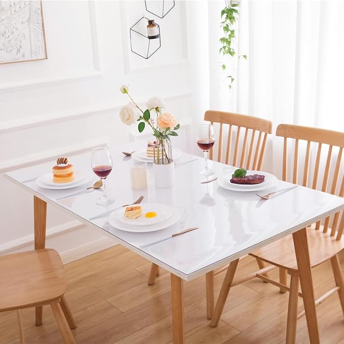 39 x 71 Inch Clear Table Cover - Image 5