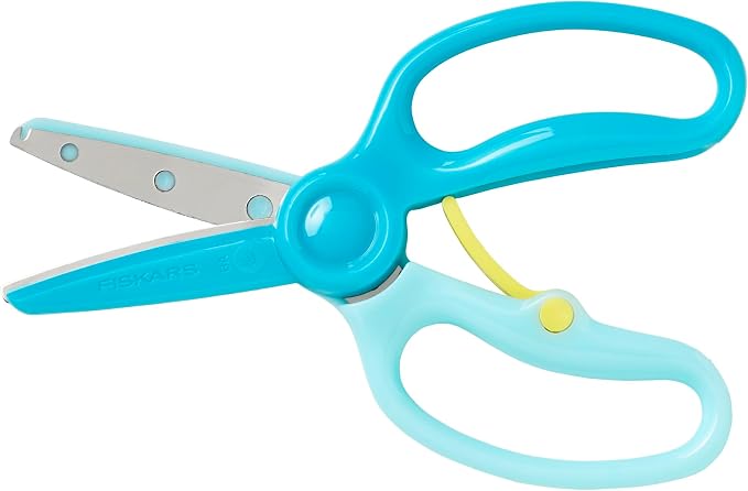Fiskars Kids Scissors, Toddler Safety Scissors, Spring-Action Training Lever & - Image 4