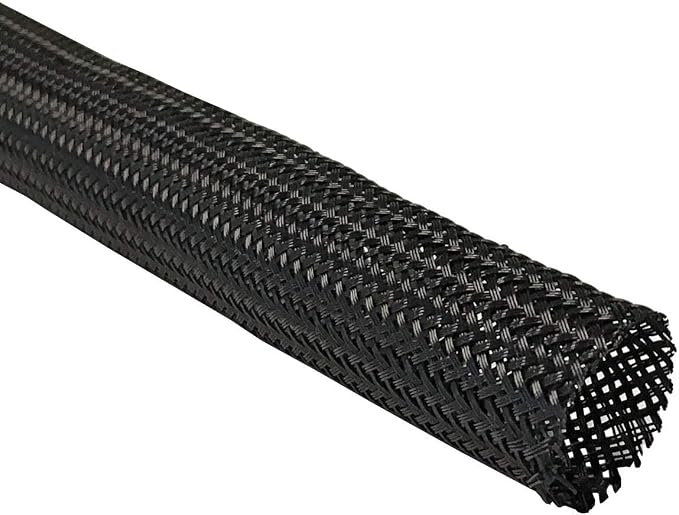 Techflex 1/2 Inch Flexo Clean Cut Braided Cable Sleeve by Electriduct