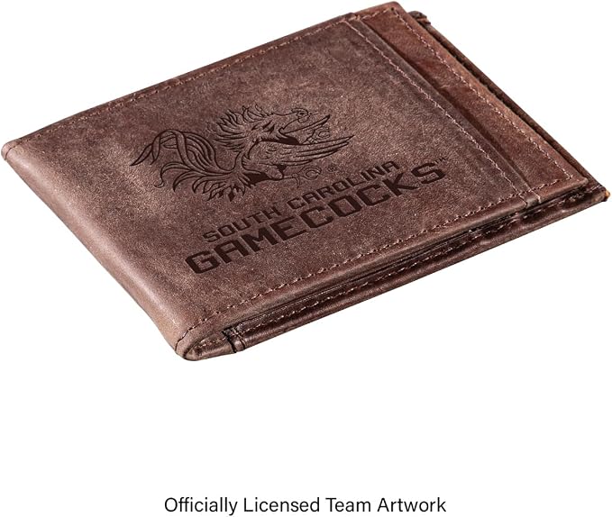 Team Sports America NCAA University of South Carolina Front Pocket Slim Wallet - Image 2