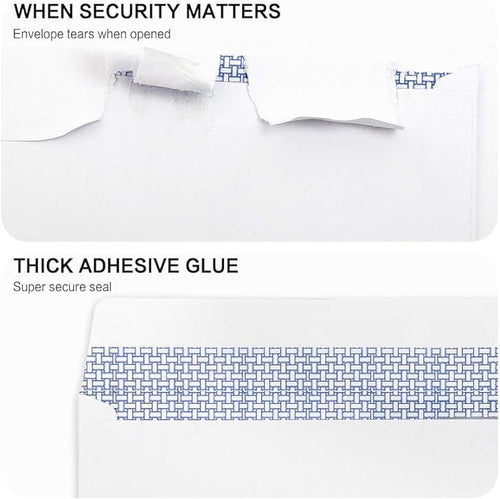 #8 Double Window Security Check Envelopes, No.8 Double Window Bussiness - Image 2