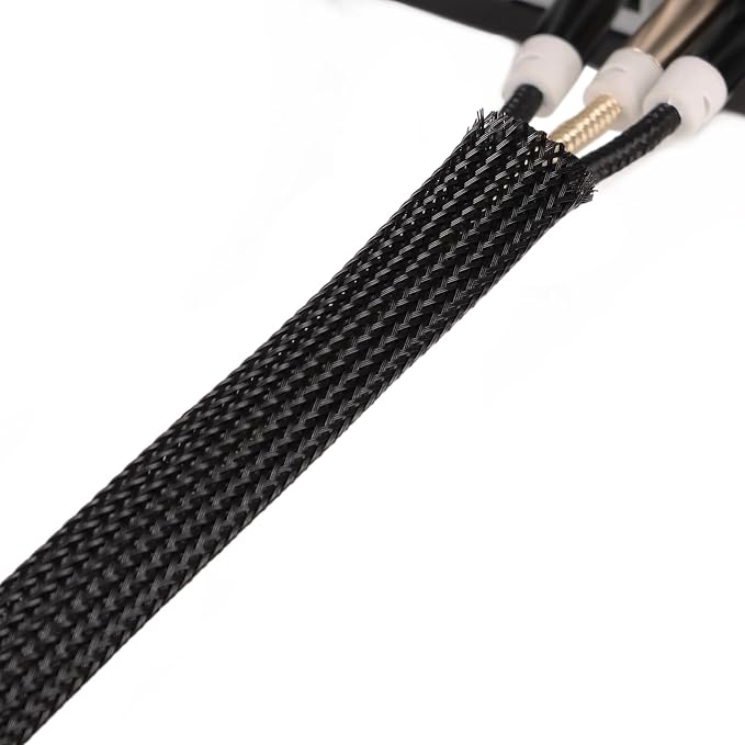 25ft PET Expandable Braided Cable Sleeve 13/16inch Pet Braided Cable Sleeve - Image 8