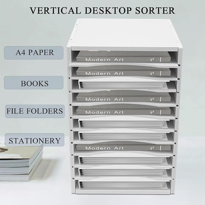 Mail Organizer 11 Slots, Literature Organizer - Image 2