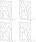 VFINE Withe Bookend 4-Piece, Tree Design Bookends by VFINE