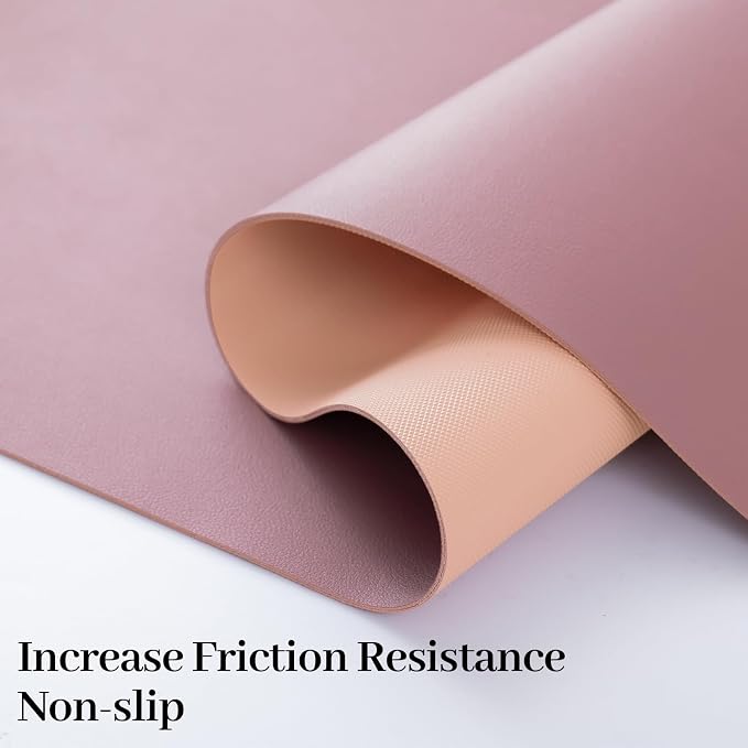 Non-Slip Desk Pad Mat, Leather Desk Mat - Image 2